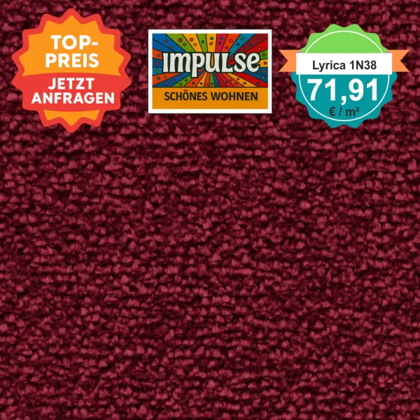 Vorwerk Lyrica 1N38 rosenholz – Velours Teppich – € 71,91/m² – Produktbild